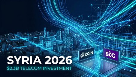 استثمارات بـ 2.3 مليار دولار في اتصالات سوريا 2026: كيف تقود زين وSTC التحول الرقمي؟